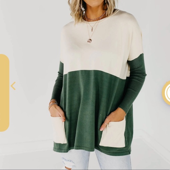 New Tea N Rose Oversized Pocket Detail 